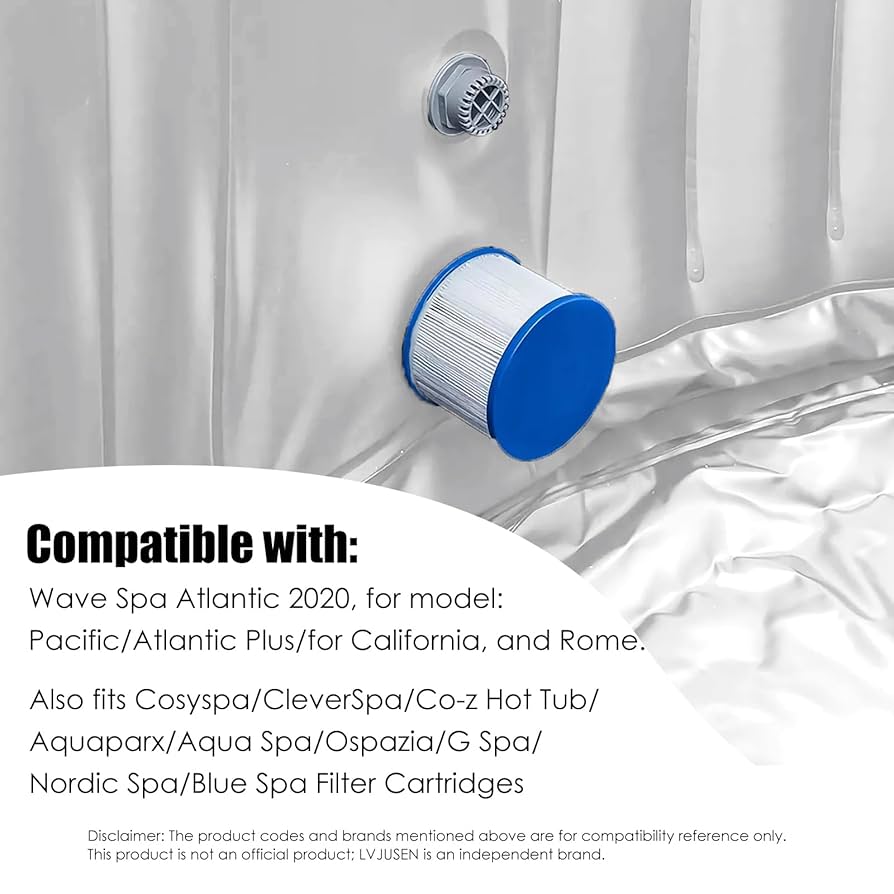 I ♥you バッヂ LVJUSEN Screw in Spa Filters for Cosyspa, Co-z Hot Tub